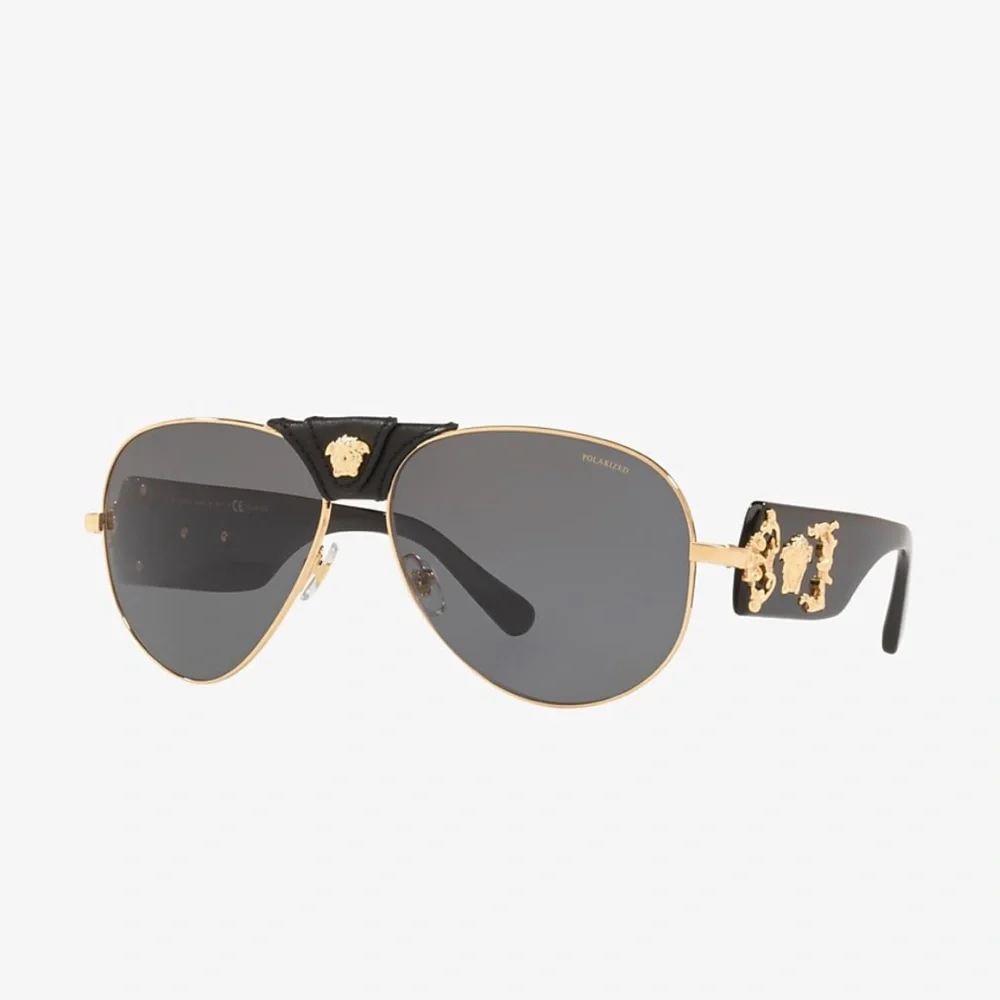 VERSACE Unisex VE2150Q Polarized Brand New $350